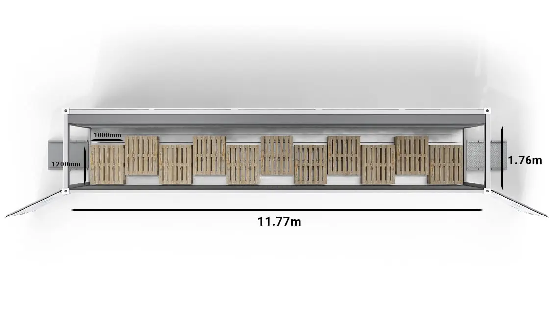 ArcticBlast 20ft UK Pallets
