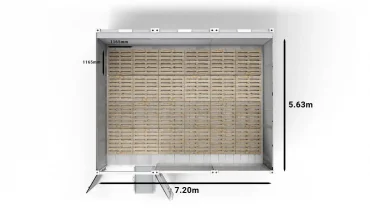 ArcticSuperStore 20ft Small Pallets CHEP