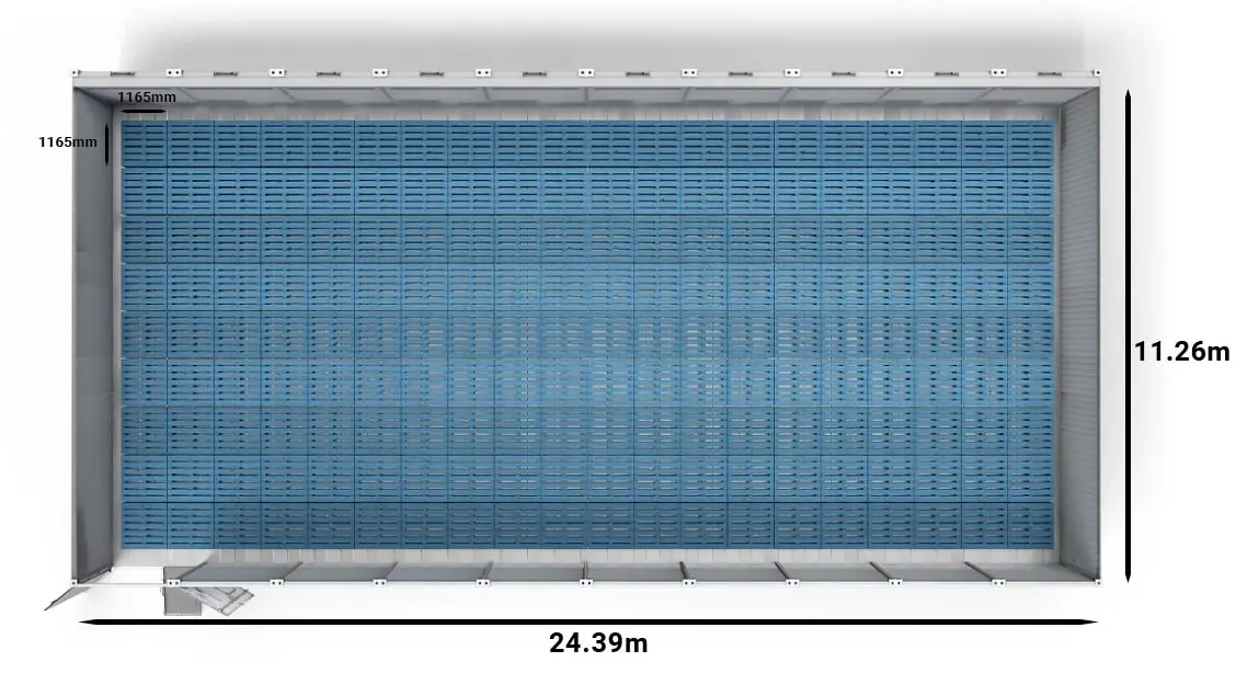 ArcticSuperStore 40ft Large Pallets CHEP