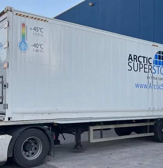 ArcticStore refrigerated cold storage for hire