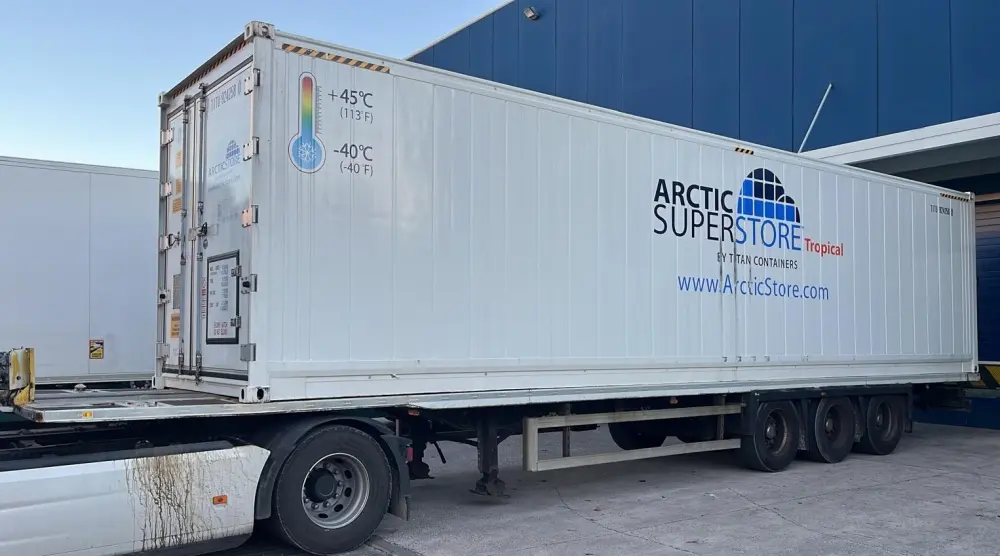 ArcticStore refrigerated cold storage for hire