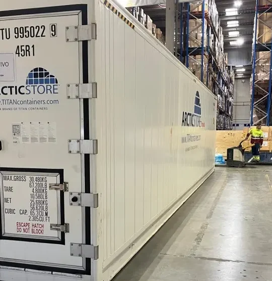 ArcticStore refrigerated cold storage for hire