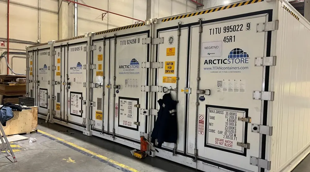 ArcticStore refrigerated cold storage for hire