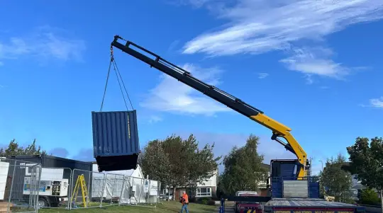 TITAN containers supporting DIY SOS Ireland