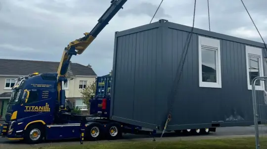 TITAN containers supporting DIY SOS Ireland